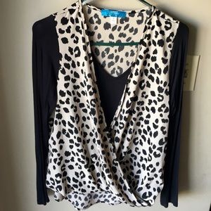 Leopard print blouse